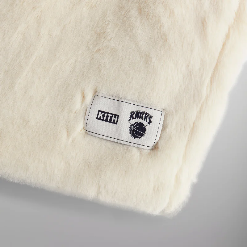 Kith for the New York Knicks Faux Fur Coaches Jacket - Silk