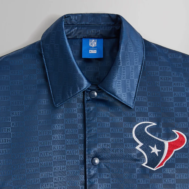 Kith for the NFL: Texans Satin Bomber Jacket - Meter