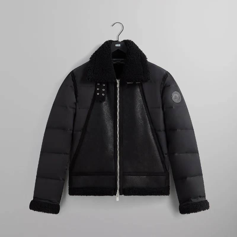 Kith Arden Shearling Combo Jacket - Black