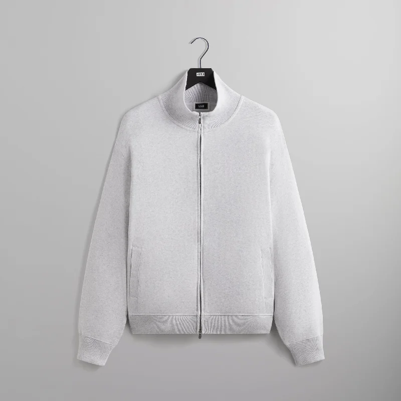 Kith Fleece Wyona Full Zip - Light Heather Grey