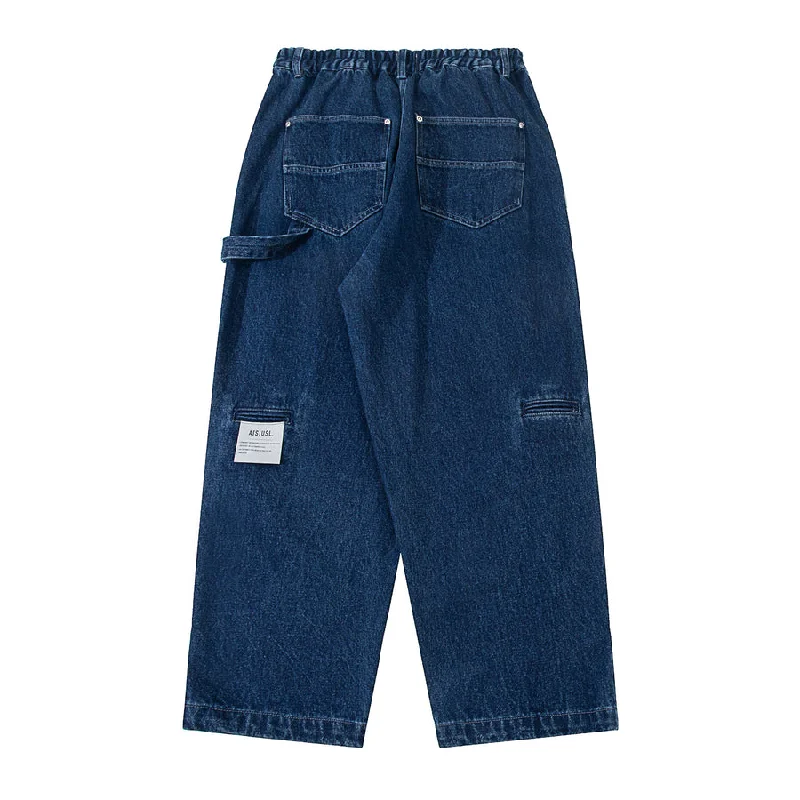 A[S]USL CLASSIC DENIM PANTS-INDIGO BLUE