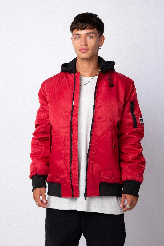 Campera Bomber Nash Bordo