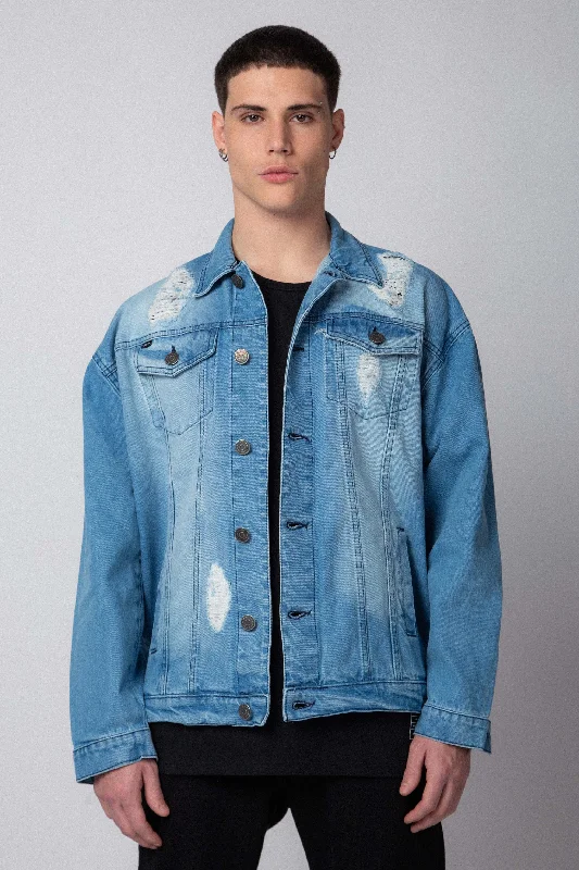 Campera Jean Dylan Tears Celeste