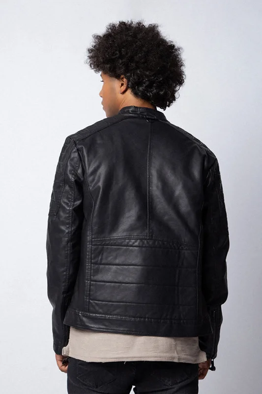 Campera PU Josh Black