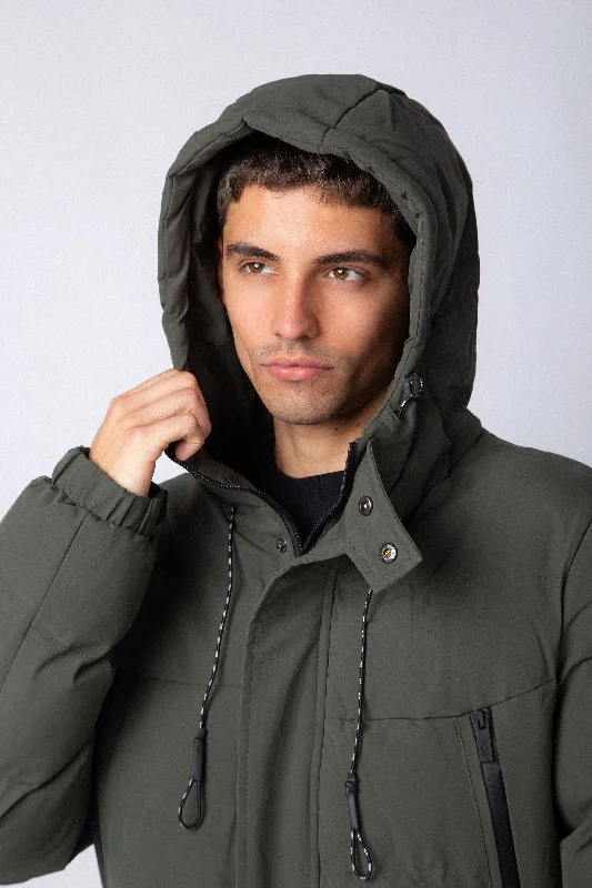 Campera Puffer Palmer Militar