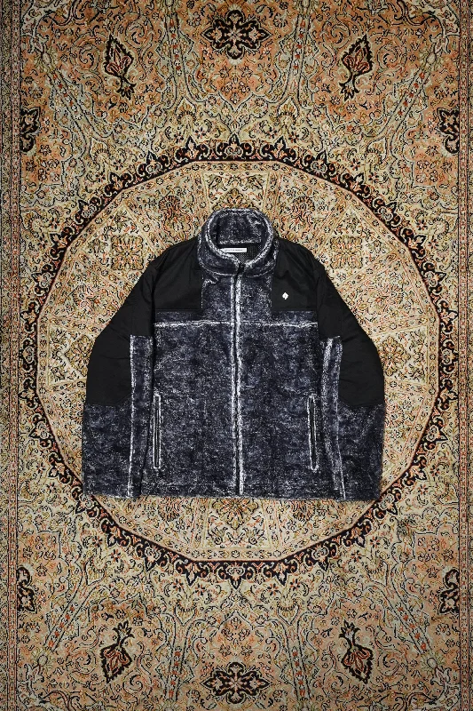 PAISLEY FLEECE JACKET (PAIS BLK)