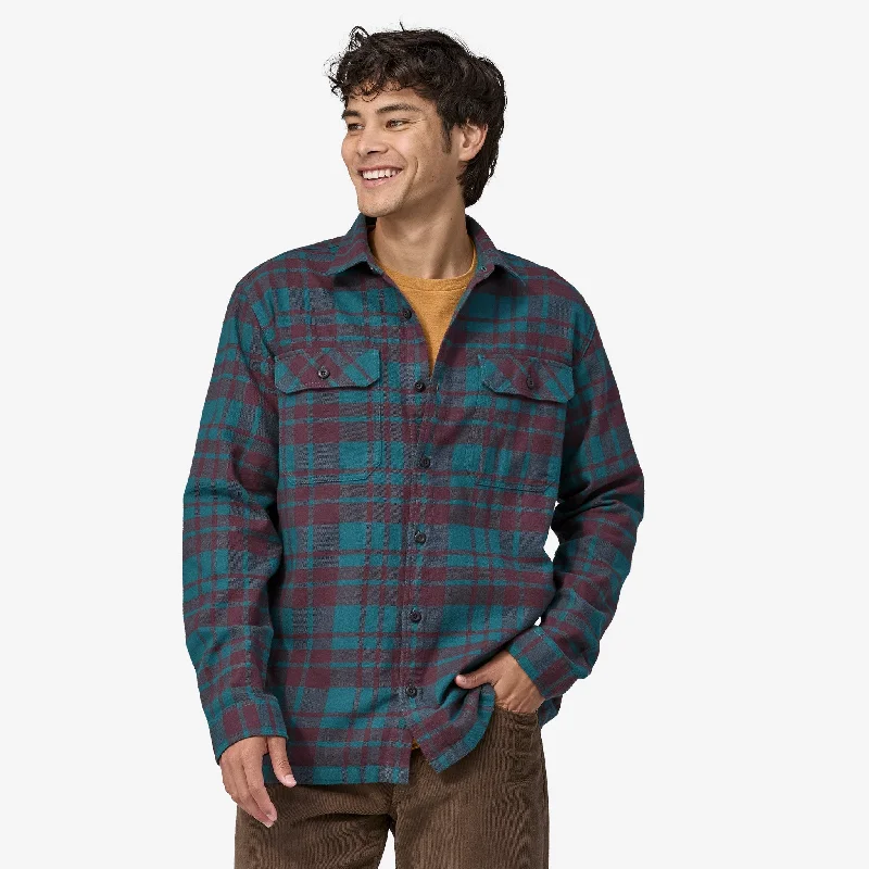 Men's Long-Sleeved Organic Cotton Midweight Fjord Flannel Shirt