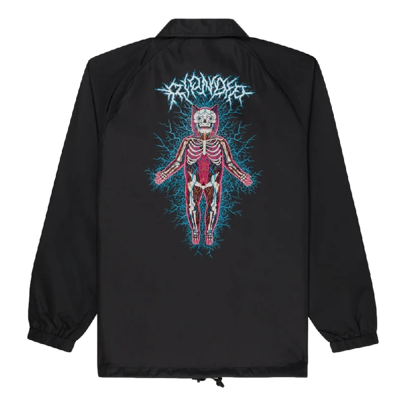 RIPNDIP NERVOUS SYSTEM COACHES JACKET-BLACK