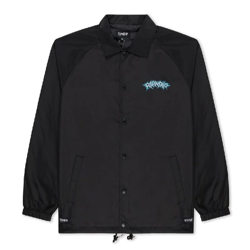 RIPNDIP NERVOUS SYSTEM COACHES JACKET-BLACK