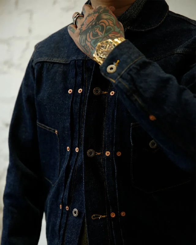 Rivet Shawl-Collar Jacket