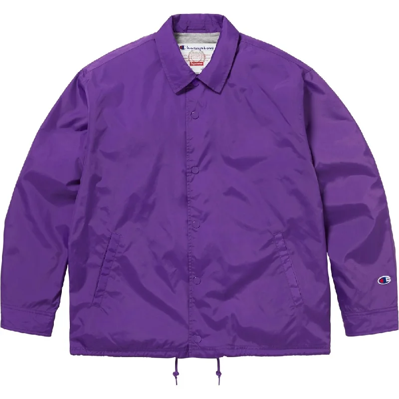 SUPREME CHAMPION COACHES JACKET-PURPLE