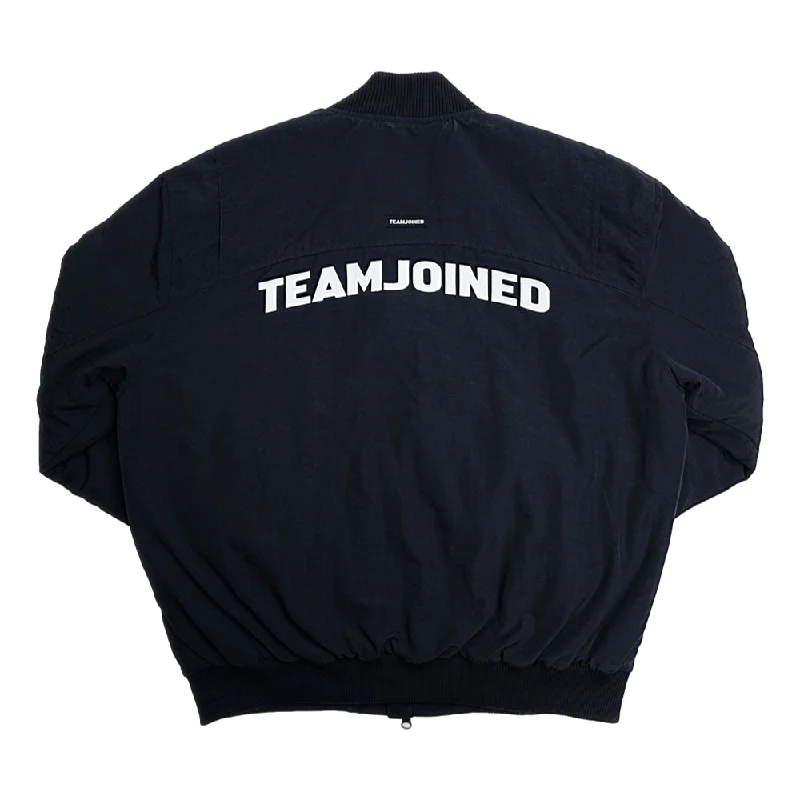 TEAMJOINED JOINED® POWERED TECH BOMBER JACKET-BLACK