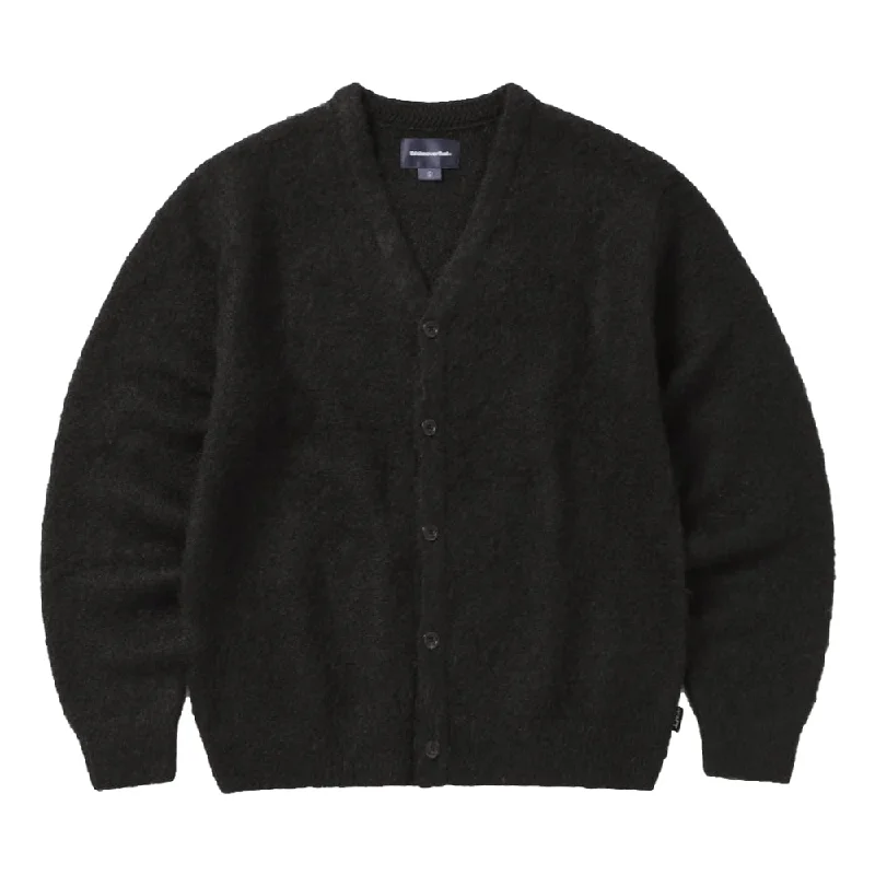 THIS IS NEVER THAT HAIRY KNIT CARDIGAN-BLACK