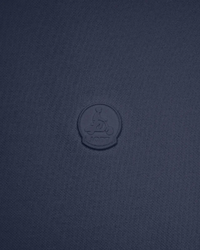 Alvaro cotton polo shirt Navy