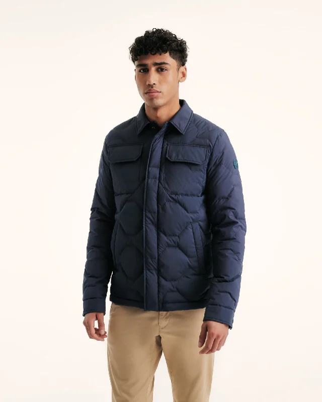 Andy Ultralight overshirt winter jacket Navy