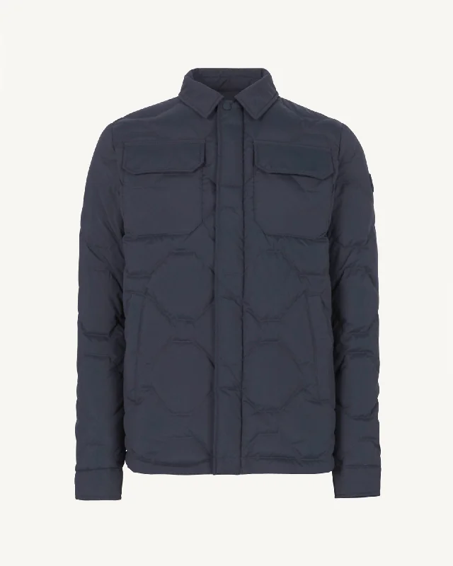 Andy Ultralight overshirt winter jacket Navy