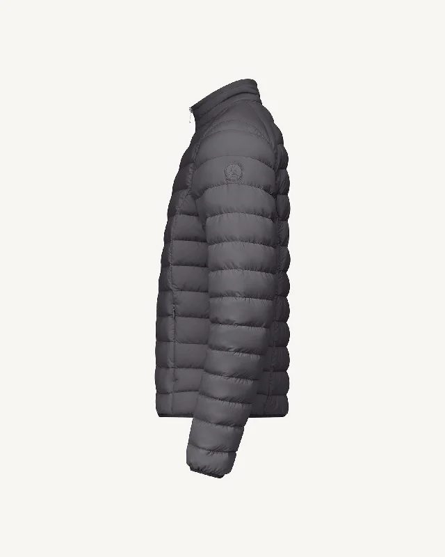 Anthracite Aragon lightweight stretch puffer jacket