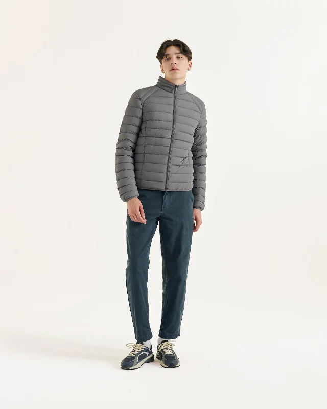 Anthracite Aragon lightweight stretch puffer jacket