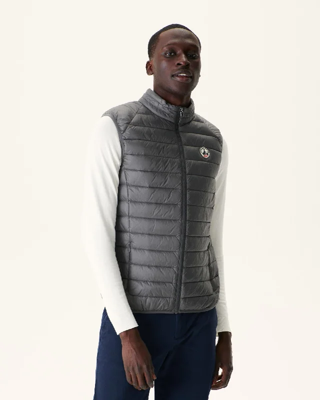 Anthracite Sleeveless down jacket Tom