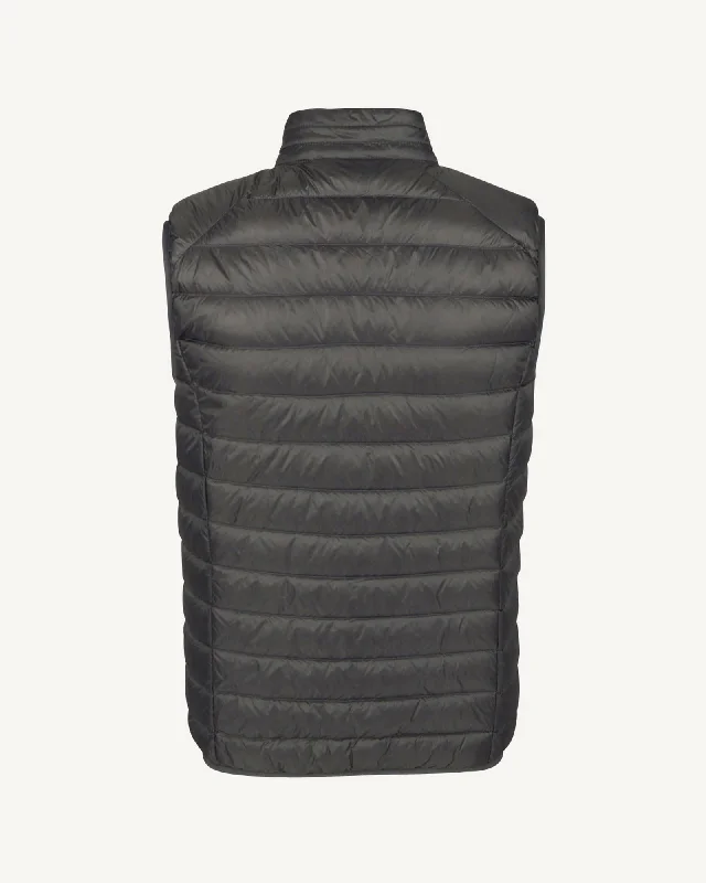 Anthracite Sleeveless down jacket Tom