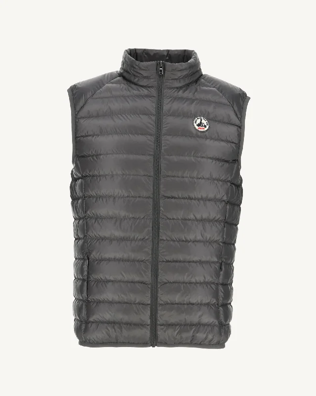 Anthracite Sleeveless down jacket Tom