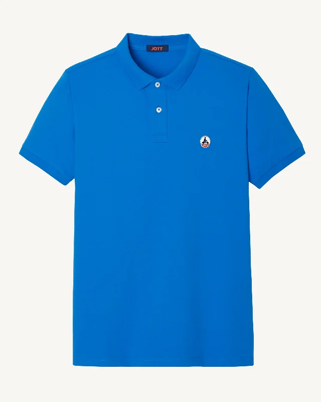 Azure Marbella organic cotton polo shirt