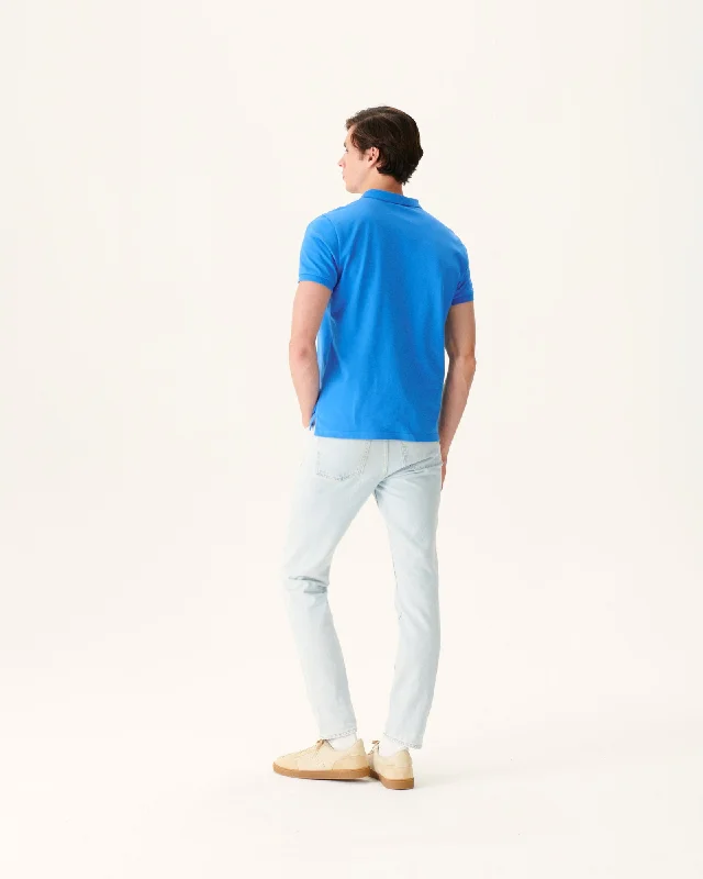 Azure Marbella organic cotton polo shirt