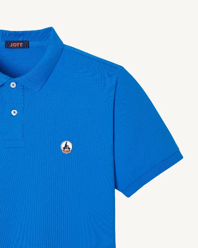 Azure Marbella organic cotton polo shirt