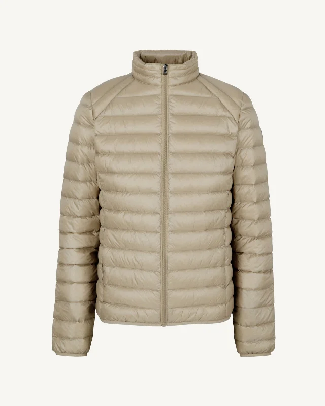 Beige Lightweight down jacket Mat