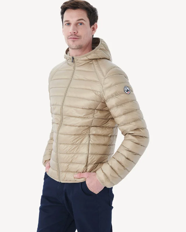 Beige Lightweight down jacket Nico