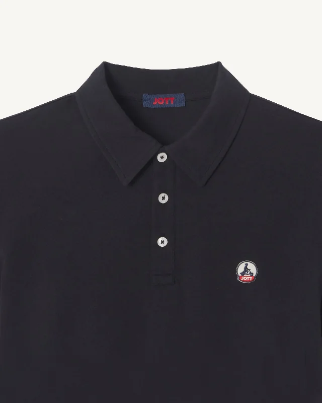 Black Lavan organic cotton polo shirt