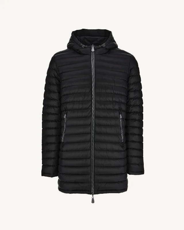 Black Reversible light puffer jacket Amsterdam