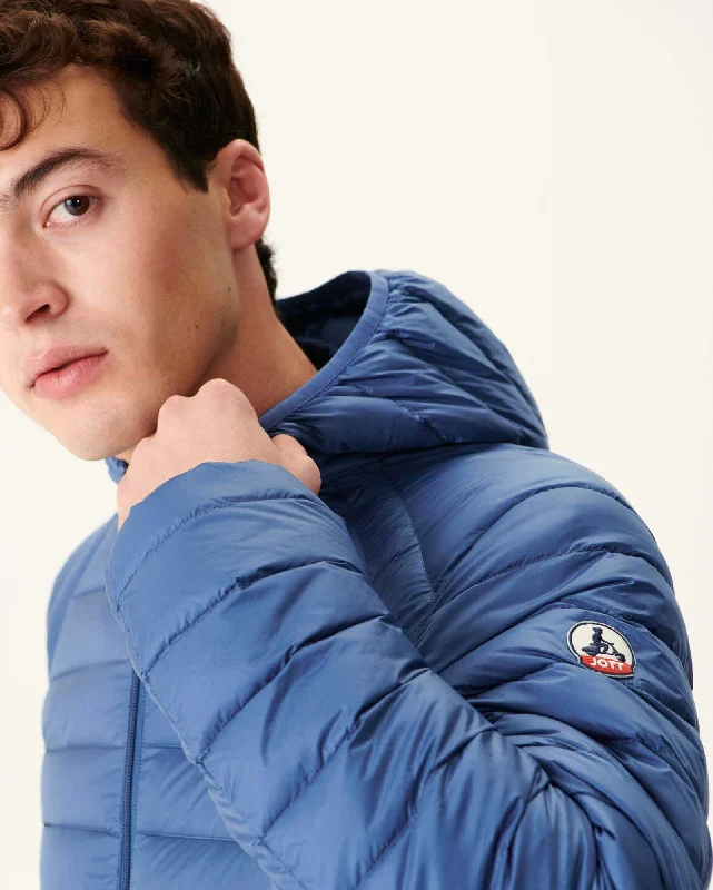 Blue jeans Lightweight down jacket Nico