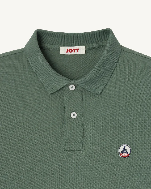 Celadon green Marbella organic cotton polo shirt