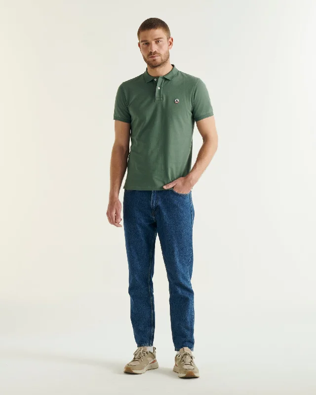 Celadon green Marbella organic cotton polo shirt