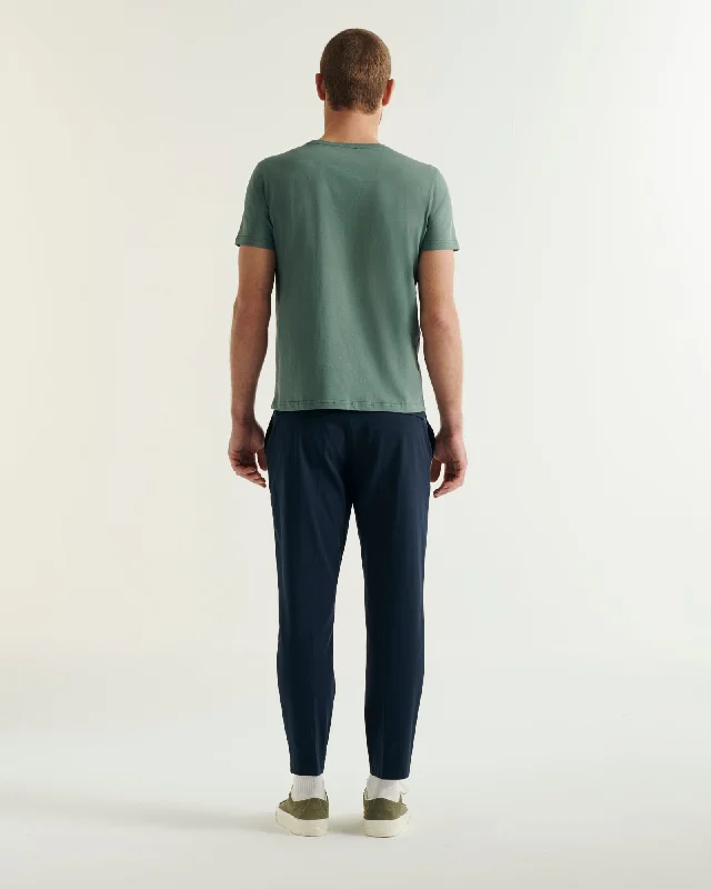 Celadon green Pietro organic cotton T-shirt