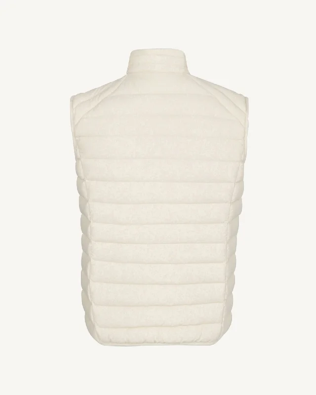 Clay Arafo stretch sleeveless puffer jacket