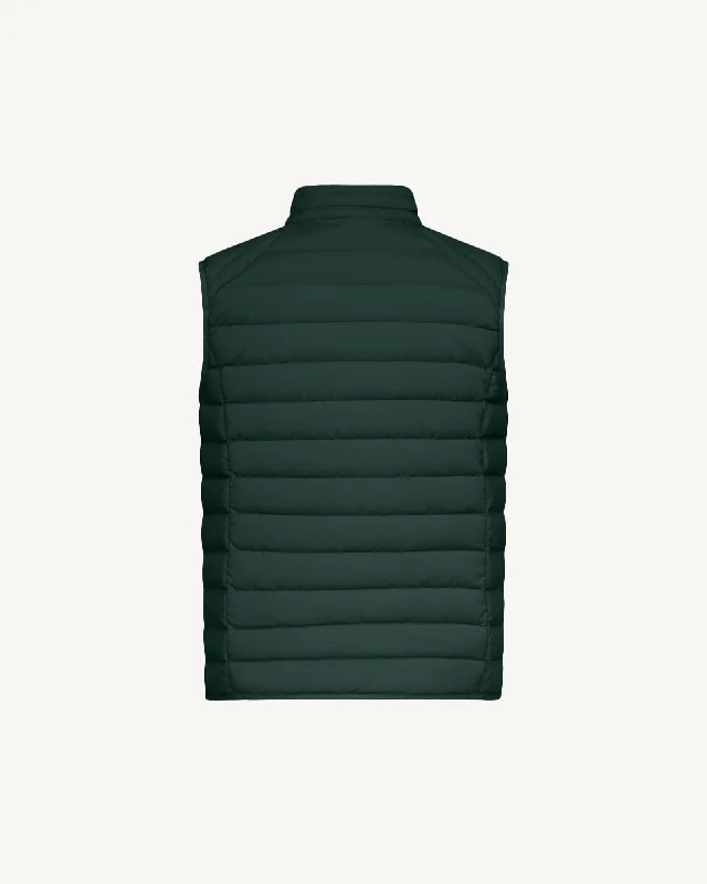 Deep forest Arafo stretch sleeveless puffer jacket