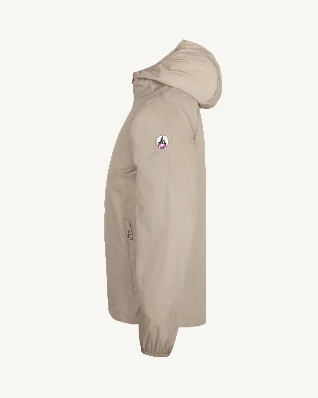 Derry waterproof packable jacket Beige