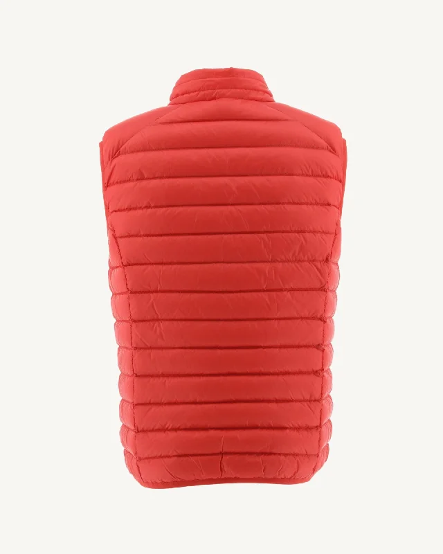 Fire red down jacket Tom