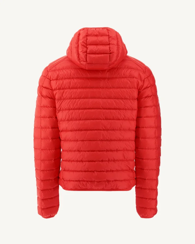 Fire red Lightweight down jacket Nico