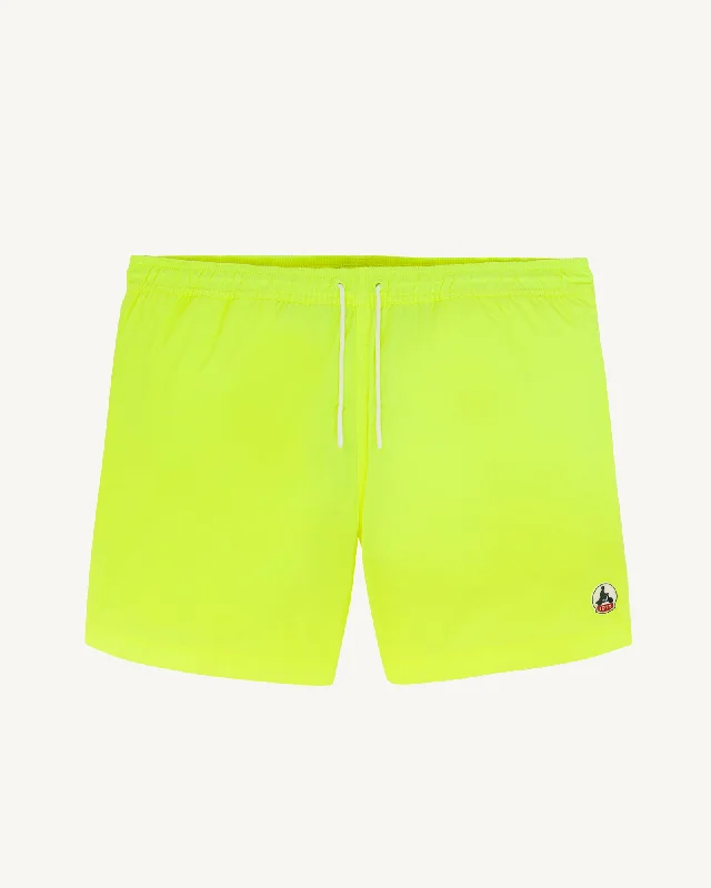 Fluo yellow Biarritz swim shorts