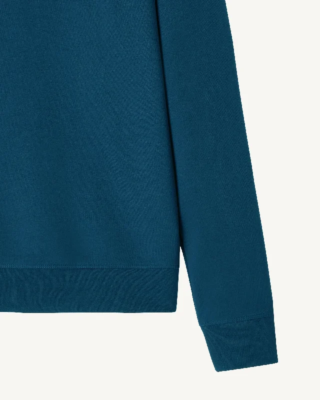 Metal blue Braga 2.0 organic cotton sweatshirt