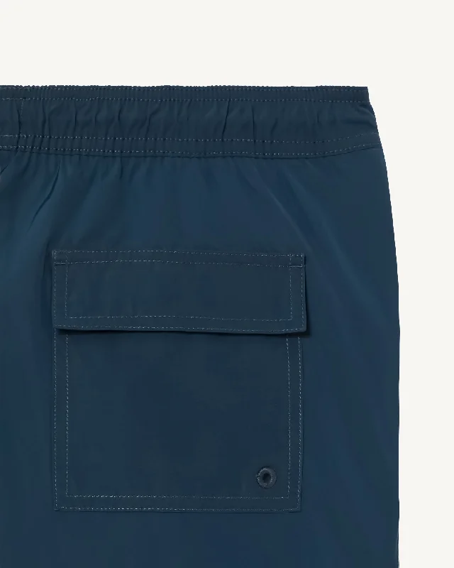 Navy Biarritz swim shorts