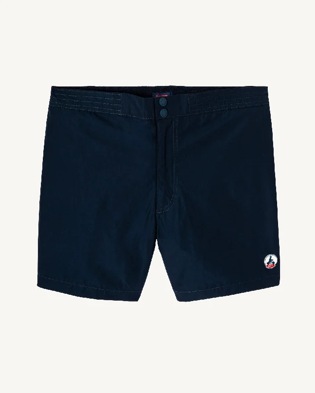 Navy Deauville swim shorts