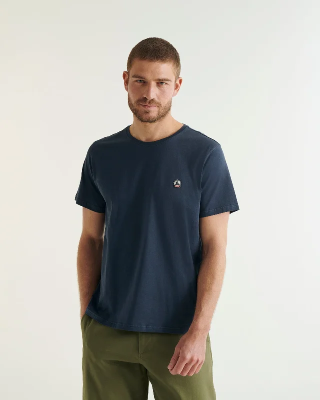 Navy Pietro organic cotton T-shirt