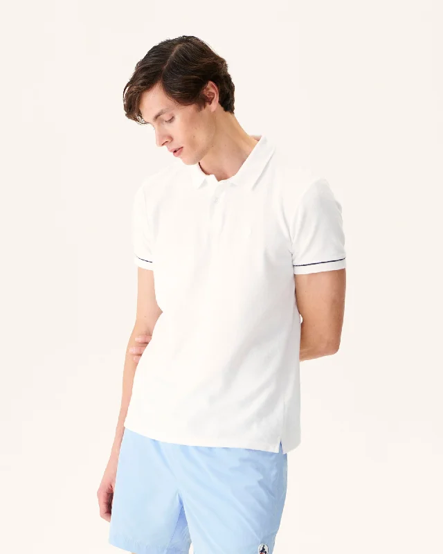 White Neil polo shirt