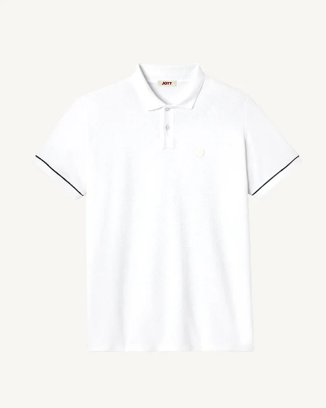 White Neil polo shirt