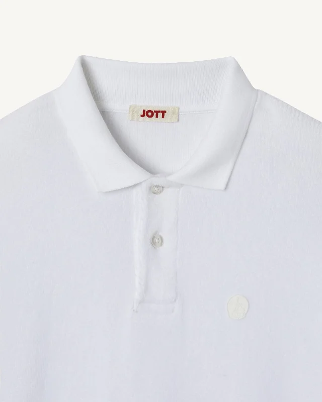 White Neil polo shirt