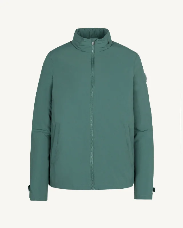 Origami lightweight windproof jacket Celadon green